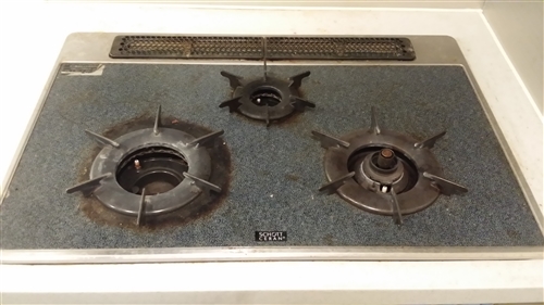 ガスコンロお掃除前